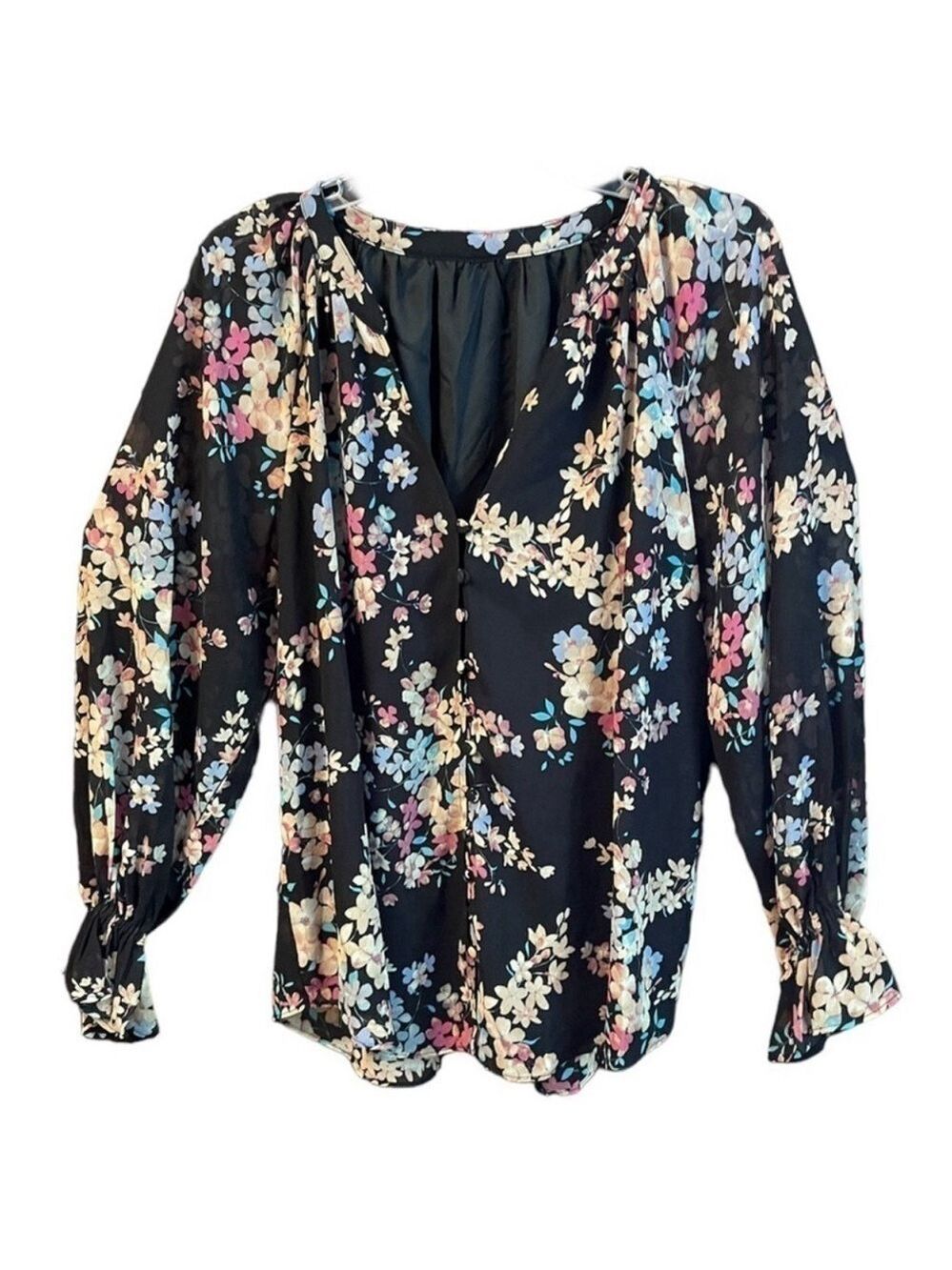 Boho Floral Shirt Women's Size Medium